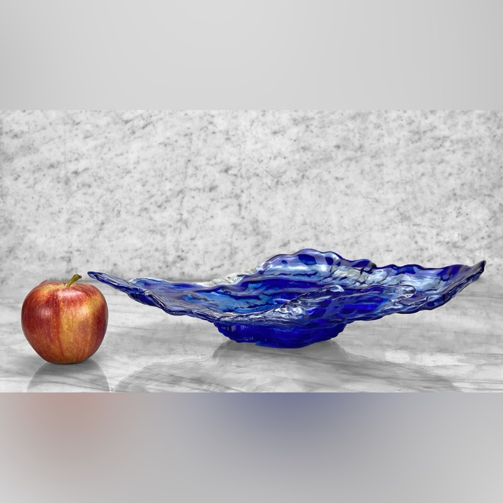 Mid-Century Abstract Blown Art Glass Piece